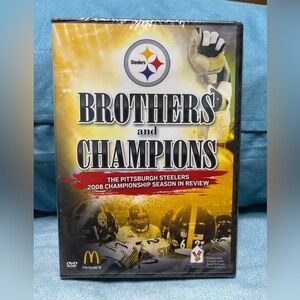 BRAND NEW NFL PITTSBURGH STEELERS BROTHERS&CHAMPIONS 2008 CHAMPIONS SEASON DVD